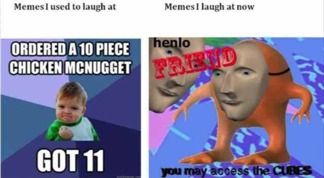 Memes Then vs. Memes Now - Meme Calendar